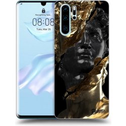 Picasee silikonové Huawei P30 Pro - Black Gold černé