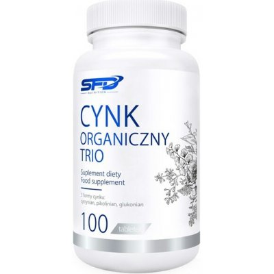 SFD NUTRITION Organický Zinek Trio 100 tablet – Hledejceny.cz