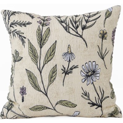 MKLuzkoviny.cz krep Renforcé Herbář béžový 40 x 40 cm – Zboží Dáma