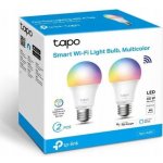 TP-Link Tapo L530E Smart žárovka E27, 8,7 W vícebarevná RGB 2 ks – Zboží Dáma