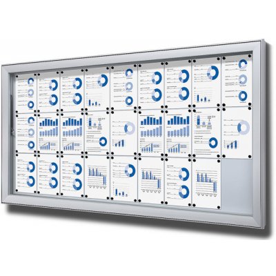 Jansen Display venkovní vitrína typu L 27 x A4 – Zboží Živě
