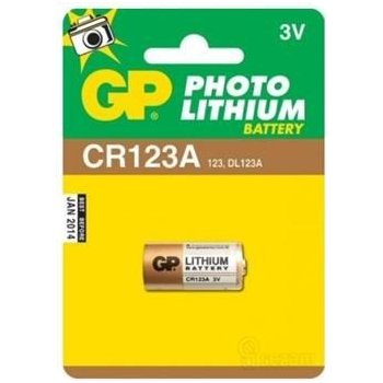 GP Lithium CR123A 1ks 1022000111