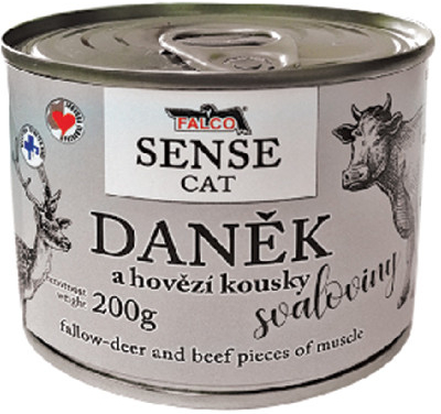 Sokol Falco SENSE CAT daněk a hovězí 200 g