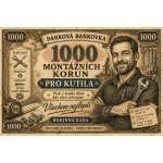 Bezvadary.cz | Dárková bankovka pro kutila s vlastním portrétemA4 30x21cm db23 – Hledejceny.cz
