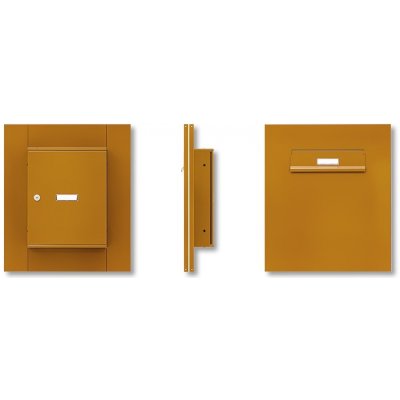 Poštovní schránka SA 260×380×115, izolovaná hliníková do pevného dílu dveří Provedení: Standartní RAL – Zboží Mobilmania