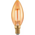 Eglo LED žárovka E14 C35, 4 W 300 Lm 1700 K, jantarová – Hledejceny.cz