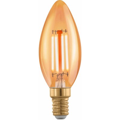 Eglo LED žárovka E14 C35, 4 W 300 Lm 1700 K, jantarová – Hledejceny.cz