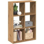 Knihovna dub artisan 69,5x29x103,5 cm kompozit – Zboží Dáma