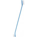 Surtep Animals Zubní kartáček pro psy oboustranný 17 cm Tmavě Modrá – Zboží Mobilmania