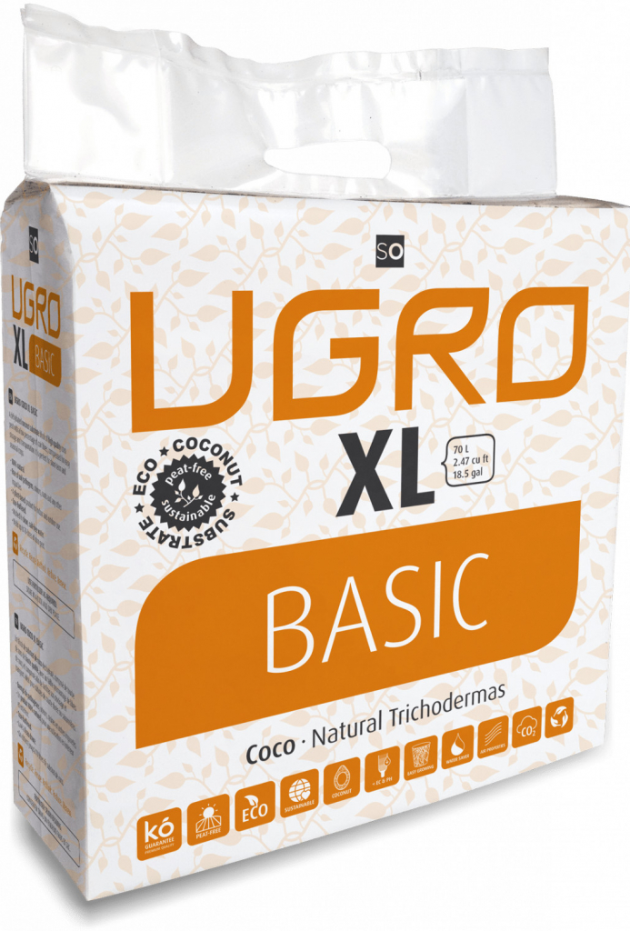 UGro Coco XL Basic briketa, 70L