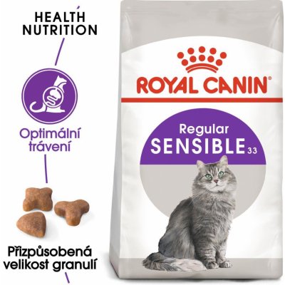 Royal canin Sensible granule pro kočky s citlivým zažíváním 0,4 kg – Hledejceny.cz