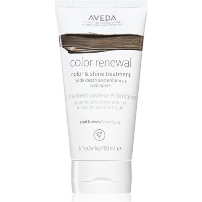 Aveda Color Renewal Color & Shine Treatment barvicí maska na vlasy Cool Brown 150 ml – Zboží Mobilmania