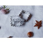 Vykrajovátko nerezové čtvereček s vroubky motiv: srdíčko – Hledejceny.cz