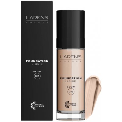 Larens Colour Liquid Foundation Glow pečující rozjasňující make-up 01 30 ml – Zbozi.Blesk.cz