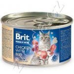 Brit Premium by Nature Cat Chicken with Beef 200 g – Zboží Mobilmania