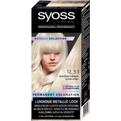 Syoss barva na vlasy 12-53 perleťově platinový 50 ml – Zboží Mobilmania