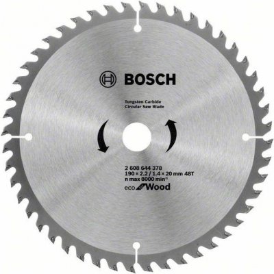 Bosch Pilový kotouč Eco for Wood, 190x1,4 mm 2608644378 – Zboží Mobilmania