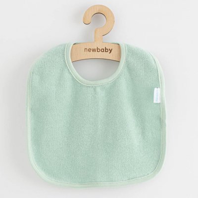 New Baby Comfortably Dětský froté bryndák mint – Zboží Mobilmania