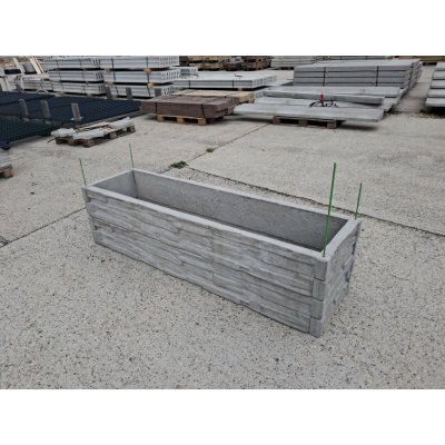 Barigadi Vyvýšený záhon betonový 200x50 x 50 cm, dřevo, antracit – Hledejceny.cz