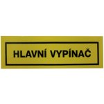 41063 3.524 Tabulka č.25 Samolepící tabulka - symbol Hlavní vypínač – Sleviste.cz