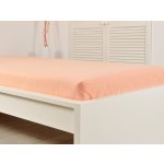 B.E.S. Petrovice Prostěradlo Jersey česaná bavlna mako Meruňkové 90x200 – Zboží Dáma