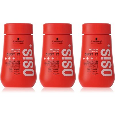 Schwarzkopf Professional Osis+ Schwarzkopf Professional Osis+ Dust It matující objemový pudr 3x10 g – Hledejceny.cz