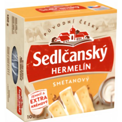 Sedlčanský Hermelín smetanový 100g – Zboží Dáma