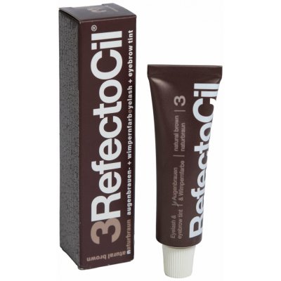 Refectocil Eyelash And Eyebrow 3 Natural Brown 15 ml – Hledejceny.cz