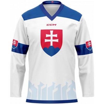 CCM Hockey Slovakia fan dres dětský Bílý – Zboží Mobilmania