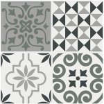 Crearreda Samolepicí dekorace hnědé kachličky3 archy20 x 20 cm – Zboží Dáma