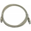 síťový kabel Datacom 1592 patch UTP, cat.6, lanko, RJ45, 2m, šedý