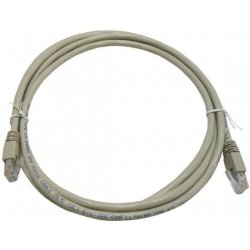 Datacom 1592 patch UTP, cat.6, lanko, RJ45, 2m, šedý