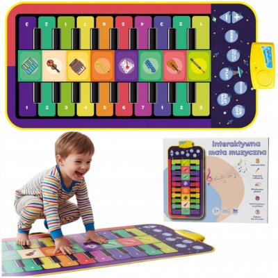 Click4toys Podložka na tanec vícebarevná látková 144 x 70 cm – Hledejceny.cz