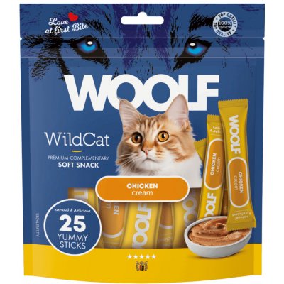 WOOLF WildCat Cream Regular Chicken 25 x 14 g – Sleviste.cz