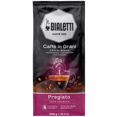 Bialetti Káva Arabica Bialetti Káva Pregiato zrnková 1 kg – Hledejceny.cz