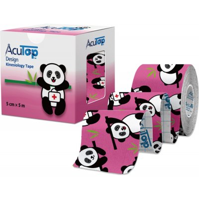ACU TOP kineziologický tejp Panda růžová 5 cm x 5 m – Zbozi.Blesk.cz