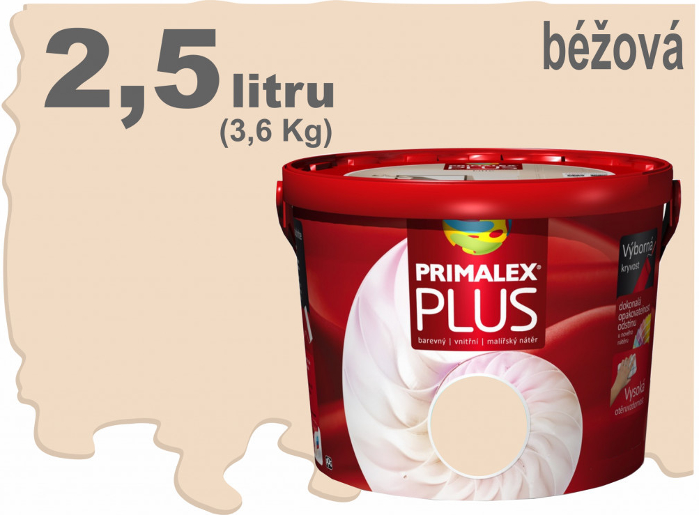 Primalex Plus 2,5 l -béžová
