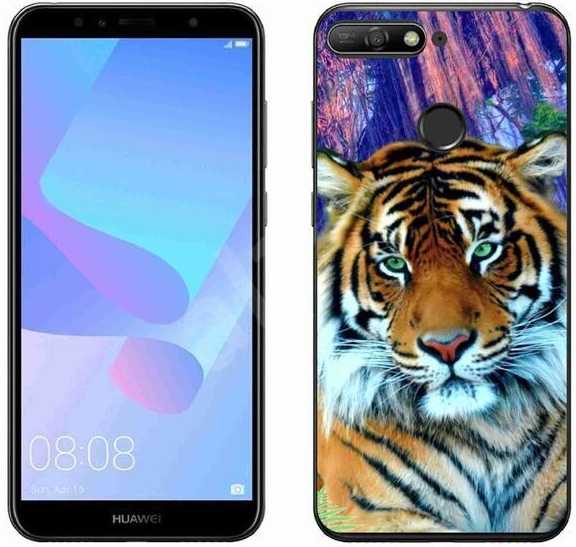 mmCase gelový kryt Huawei Y6 Prime (2018) - tygr