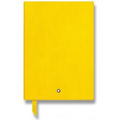 Montblanc Kožený zápisník 146 A5, linkovaný, žlutý – Zboží Živě