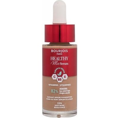 Bourjois Paris Healthy Mix Clean & Vegan Serum Foundation 55N Deep Beige 30 ml – Hledejceny.cz