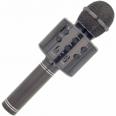 WSTER WS 858 Karaoke bluetooth mikrofon černý – Zbozi.Blesk.cz