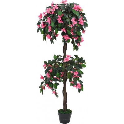 zahrada-XL Umělá rostlina rododendron s květináčem 155 cm zelená a růžová – Zbozi.Blesk.cz
