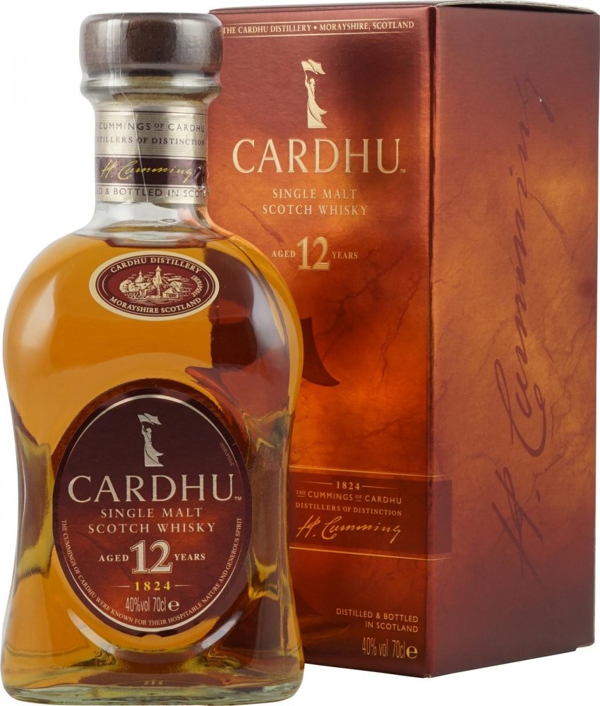 Cardhu 12y 40% 0,7 l (holá láhev)