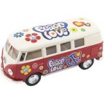 Teddies Autobus Kinsmart Volkswagen Classical kov 13 cm na zpětné natažení žluto/bílá – Hledejceny.cz