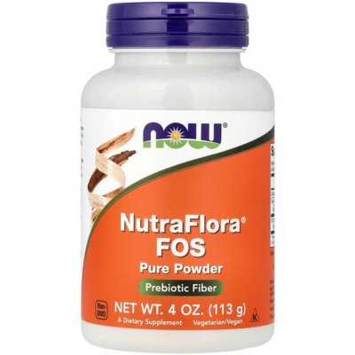 Now Foods Foods NutraFlora FOS Pure Powder 113 g – Hledejceny.cz