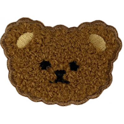 Nalepovací nášivka Hnědý medvídek 5 x 3,5 cm – Hledejceny.cz