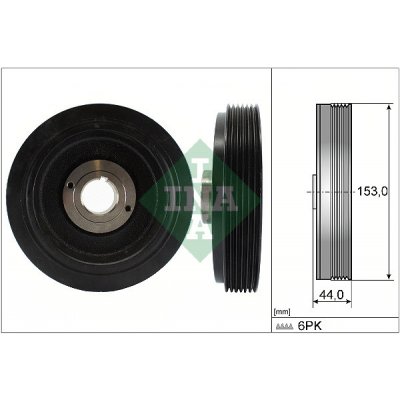 Schaeffler INA Řemenice klikové hřídele 544004210 – Zboží Mobilmania