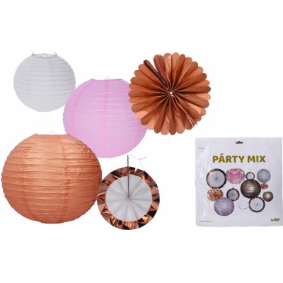 Teddies Girlanda papírová květ 4m – Zboží Dáma