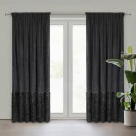 EUROFIRANY ZATEMŇOVACÍ ZÁVĚS NA PÁSCE MARION 2 140X270 CM ČERNÁ – Hledejceny.cz