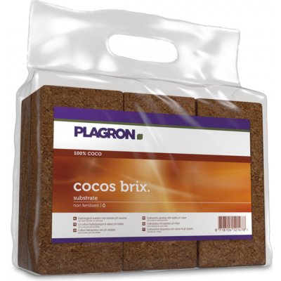 Plagron Kokosová lisovaná briketa Plagron 7 L 6 ks – Zbozi.Blesk.cz